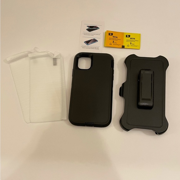 Diverbox Cell Phone Case Compatible with IPhone 11, Black - Picture 3 of 7